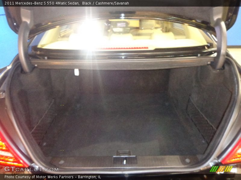 Black / Cashmere/Savanah 2011 Mercedes-Benz S 550 4Matic Sedan