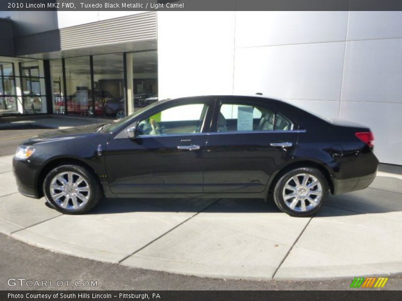 Tuxedo Black Metallic / Light Camel 2010 Lincoln MKZ FWD
