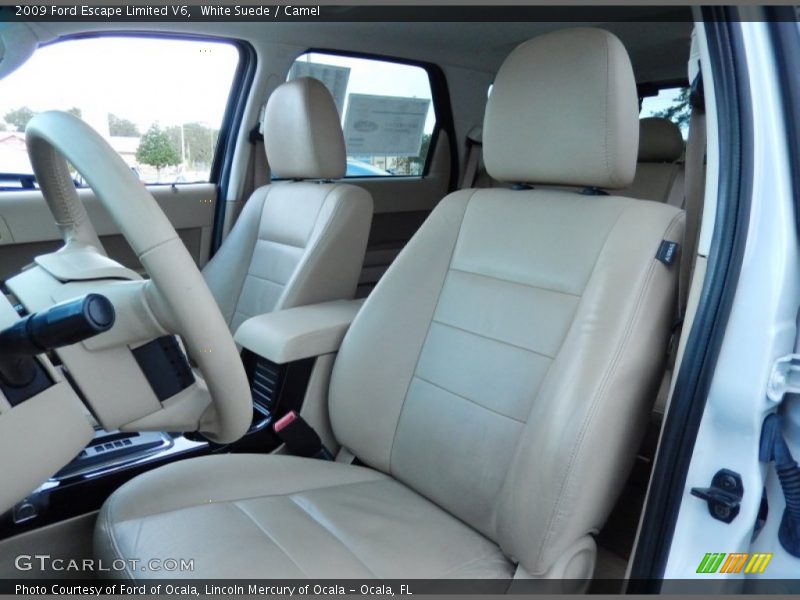 White Suede / Camel 2009 Ford Escape Limited V6