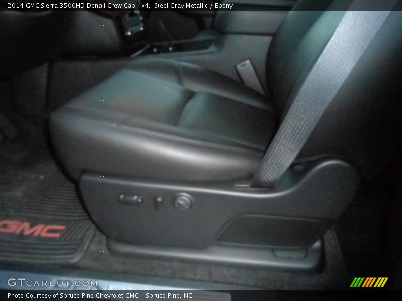 Steel Gray Metallic / Ebony 2014 GMC Sierra 3500HD Denali Crew Cab 4x4