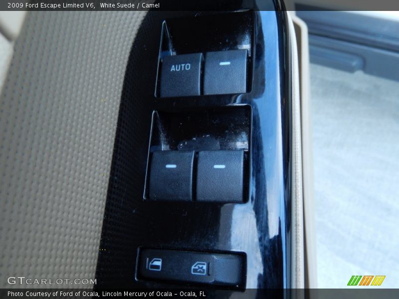 White Suede / Camel 2009 Ford Escape Limited V6