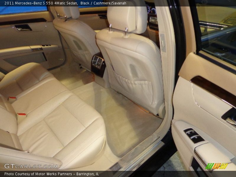 Black / Cashmere/Savanah 2011 Mercedes-Benz S 550 4Matic Sedan