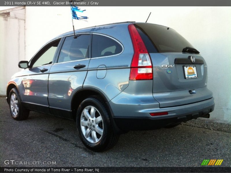 Glacier Blue Metallic / Gray 2011 Honda CR-V SE 4WD