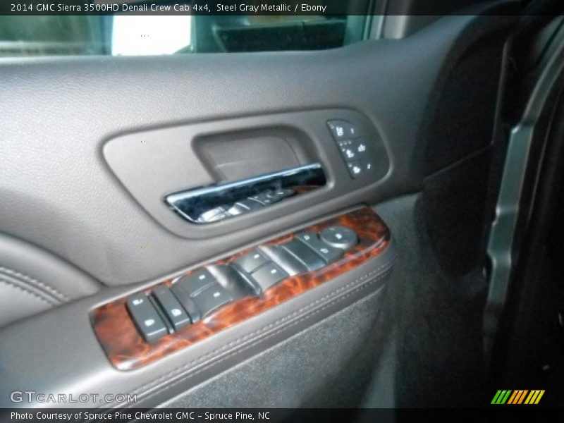 Steel Gray Metallic / Ebony 2014 GMC Sierra 3500HD Denali Crew Cab 4x4