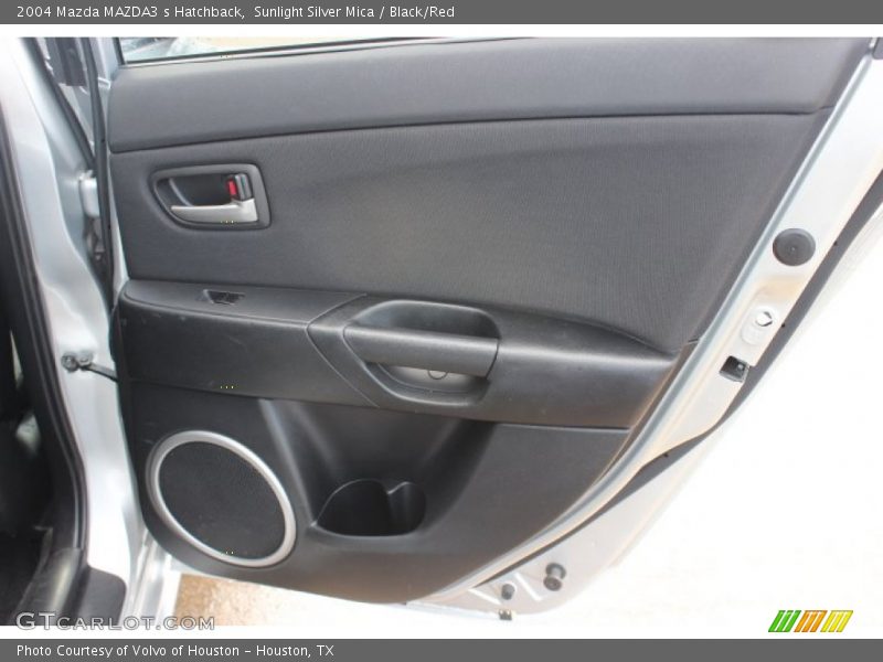 Sunlight Silver Mica / Black/Red 2004 Mazda MAZDA3 s Hatchback