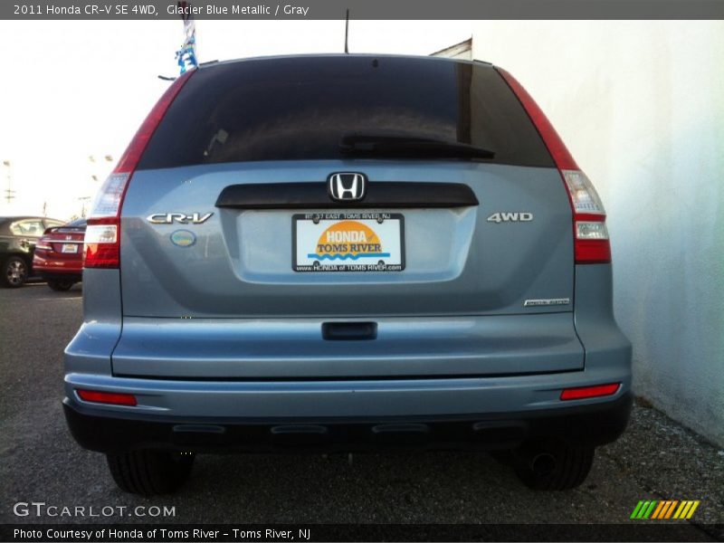 Glacier Blue Metallic / Gray 2011 Honda CR-V SE 4WD