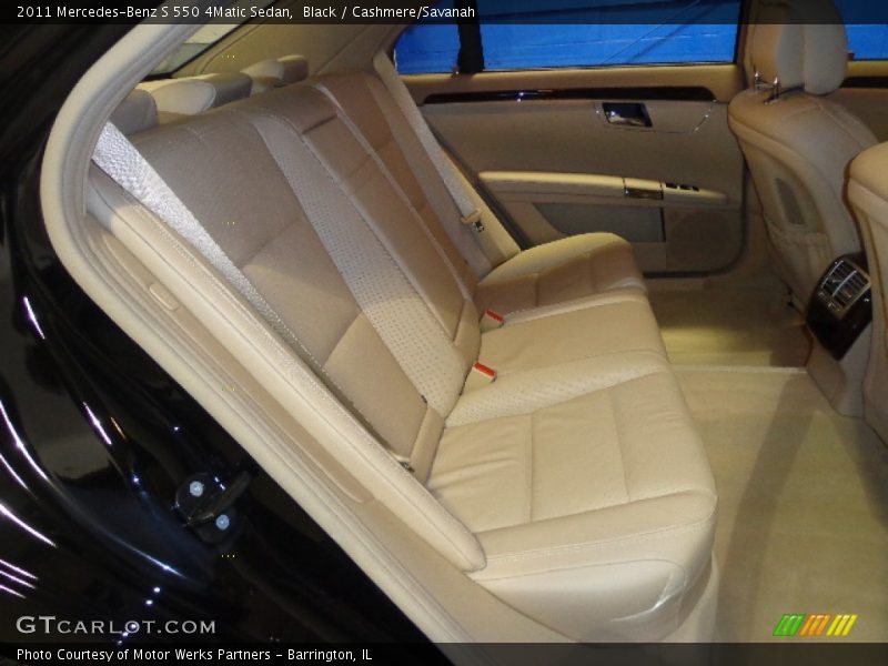 Black / Cashmere/Savanah 2011 Mercedes-Benz S 550 4Matic Sedan