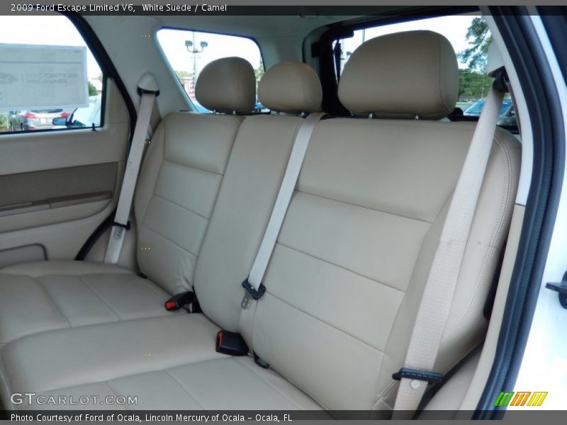 White Suede / Camel 2009 Ford Escape Limited V6