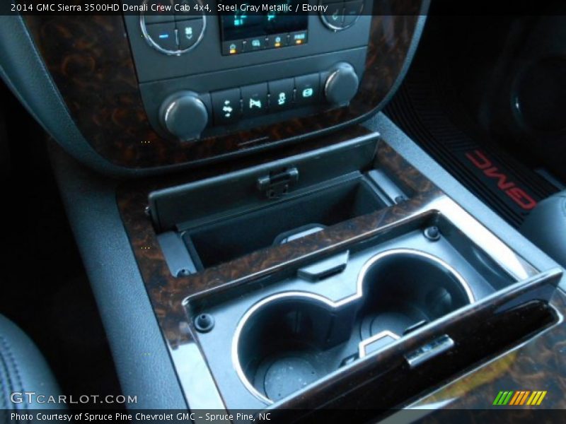 Steel Gray Metallic / Ebony 2014 GMC Sierra 3500HD Denali Crew Cab 4x4
