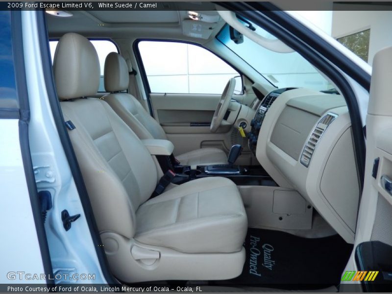 White Suede / Camel 2009 Ford Escape Limited V6