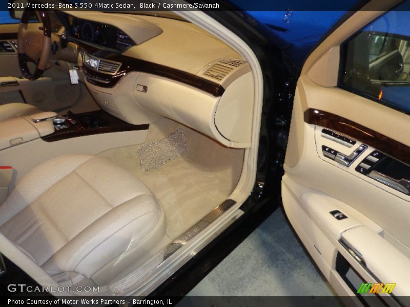 Black / Cashmere/Savanah 2011 Mercedes-Benz S 550 4Matic Sedan
