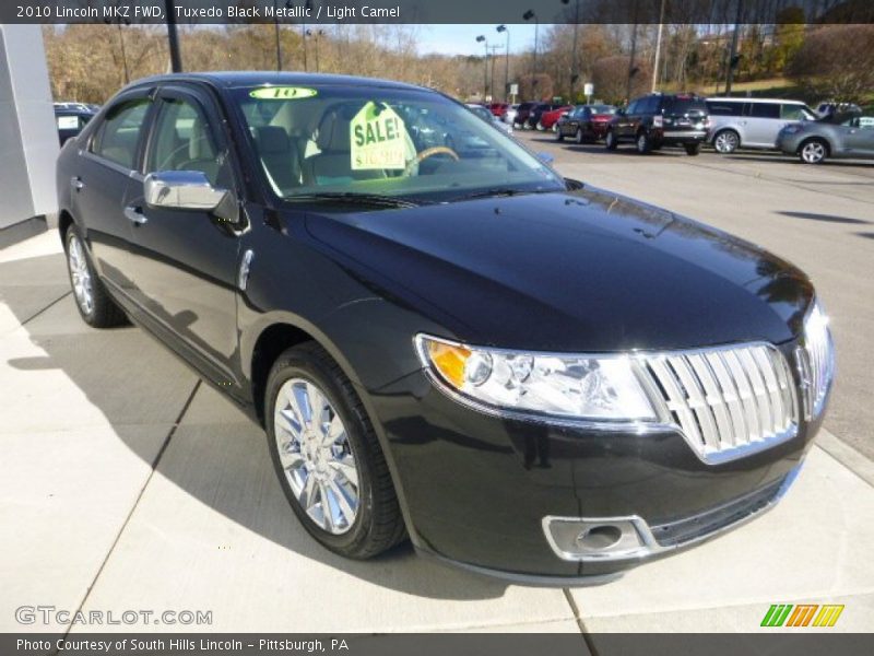 Tuxedo Black Metallic / Light Camel 2010 Lincoln MKZ FWD
