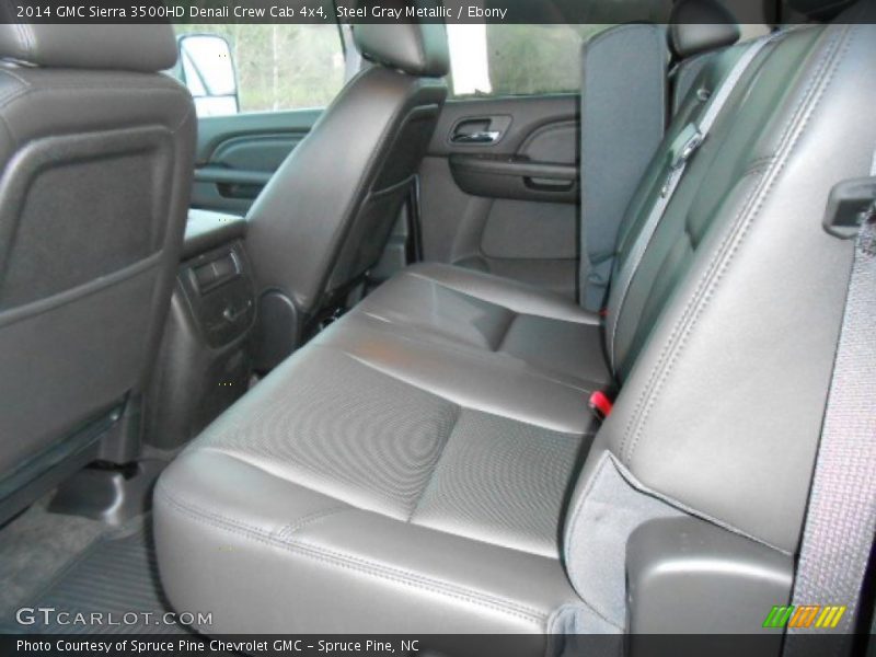Steel Gray Metallic / Ebony 2014 GMC Sierra 3500HD Denali Crew Cab 4x4