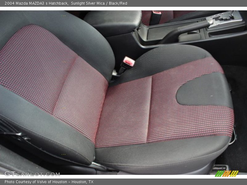 Sunlight Silver Mica / Black/Red 2004 Mazda MAZDA3 s Hatchback
