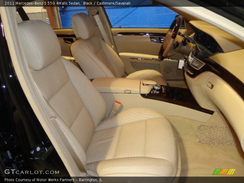 Black / Cashmere/Savanah 2011 Mercedes-Benz S 550 4Matic Sedan