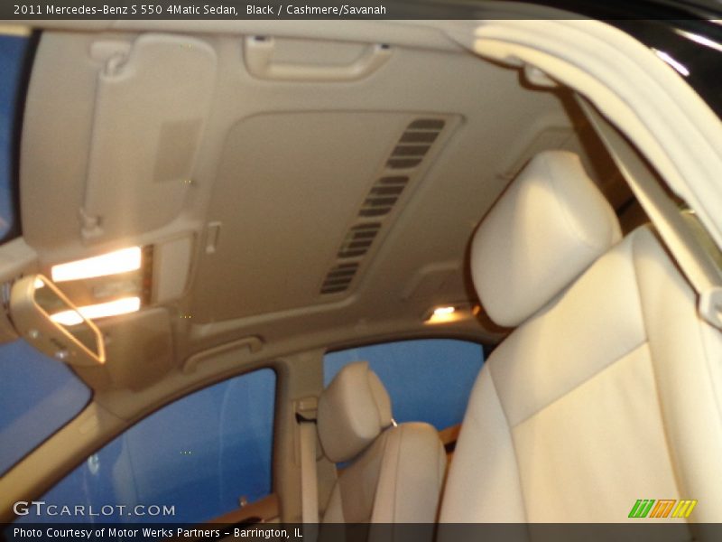 Black / Cashmere/Savanah 2011 Mercedes-Benz S 550 4Matic Sedan