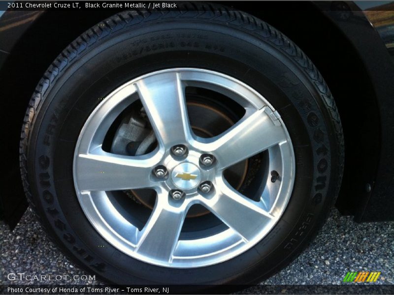 Black Granite Metallic / Jet Black 2011 Chevrolet Cruze LT