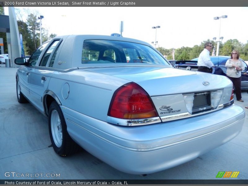 Silver Frost Metallic / Light Graphite 2000 Ford Crown Victoria LX Sedan