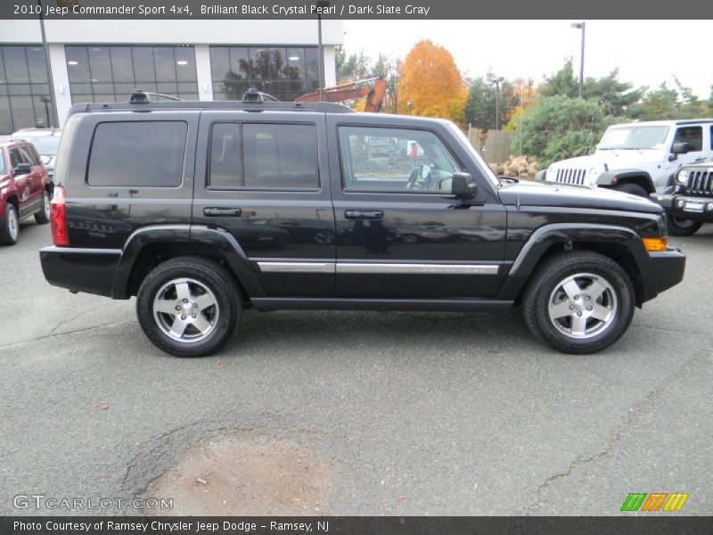 Brilliant Black Crystal Pearl / Dark Slate Gray 2010 Jeep Commander Sport 4x4