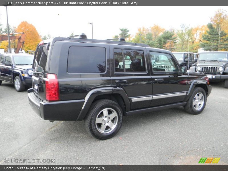 Brilliant Black Crystal Pearl / Dark Slate Gray 2010 Jeep Commander Sport 4x4