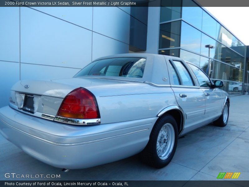 Silver Frost Metallic / Light Graphite 2000 Ford Crown Victoria LX Sedan
