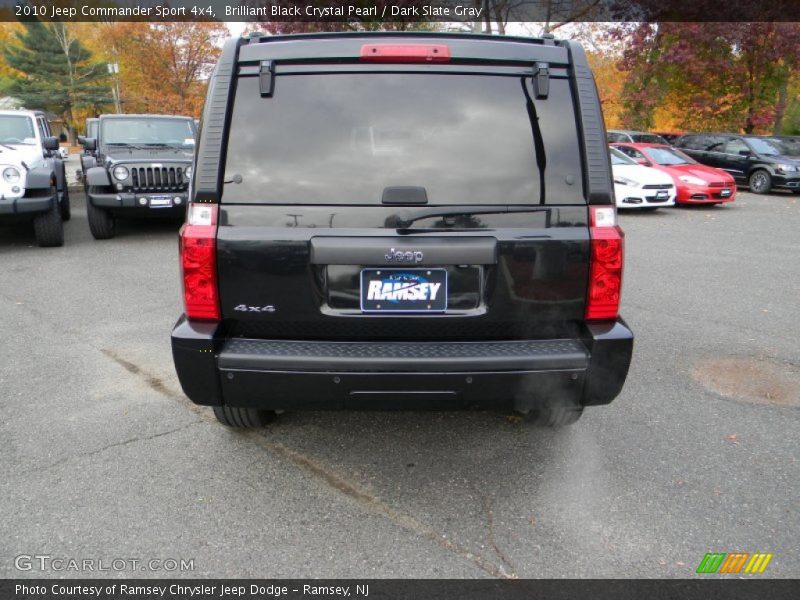 Brilliant Black Crystal Pearl / Dark Slate Gray 2010 Jeep Commander Sport 4x4
