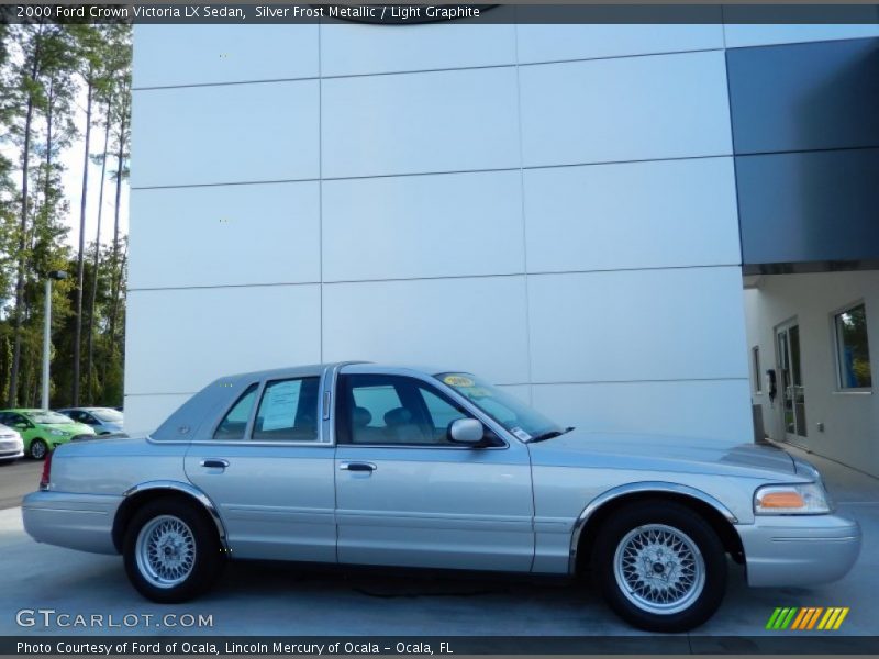 Silver Frost Metallic / Light Graphite 2000 Ford Crown Victoria LX Sedan
