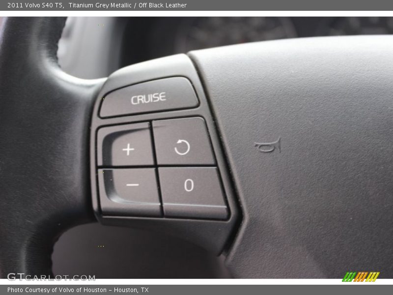 Titanium Grey Metallic / Off Black Leather 2011 Volvo S40 T5