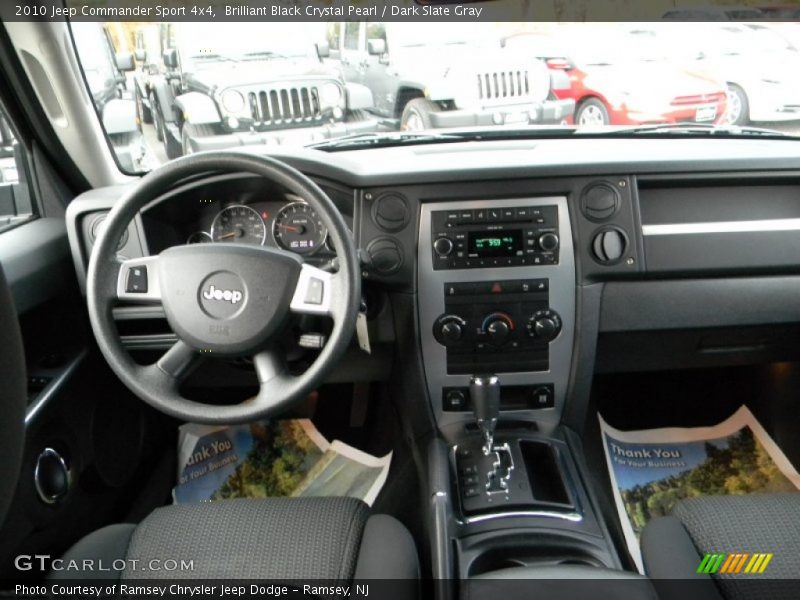 Brilliant Black Crystal Pearl / Dark Slate Gray 2010 Jeep Commander Sport 4x4