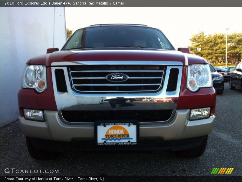 Sangria Red Metallic / Camel 2010 Ford Explorer Eddie Bauer 4x4