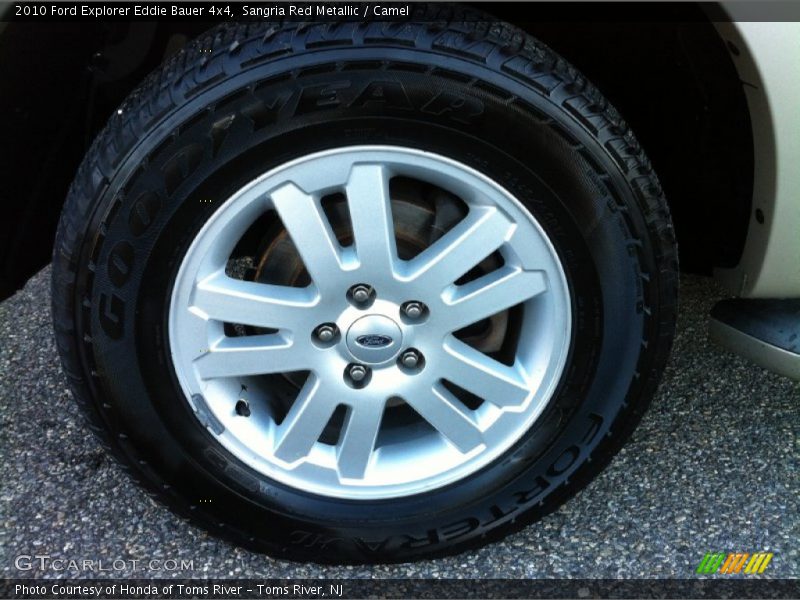 Sangria Red Metallic / Camel 2010 Ford Explorer Eddie Bauer 4x4