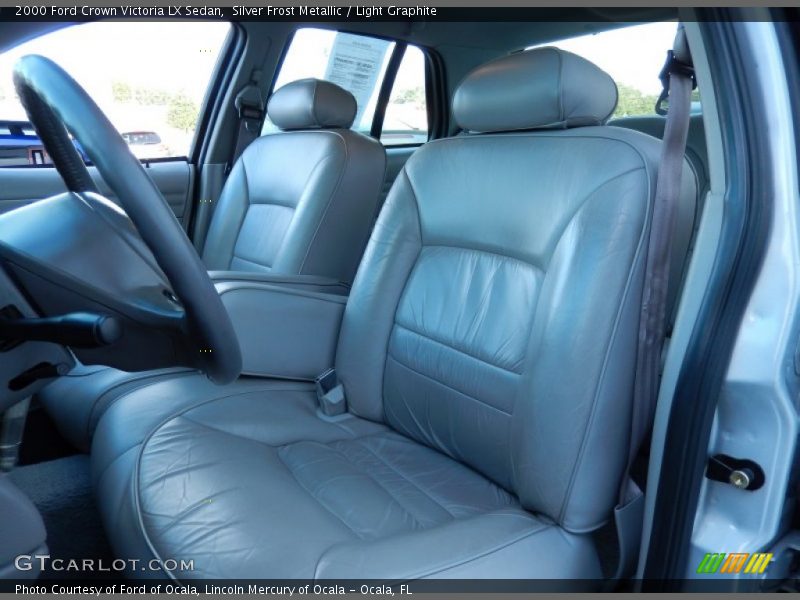 Silver Frost Metallic / Light Graphite 2000 Ford Crown Victoria LX Sedan