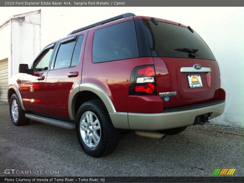 Sangria Red Metallic / Camel 2010 Ford Explorer Eddie Bauer 4x4