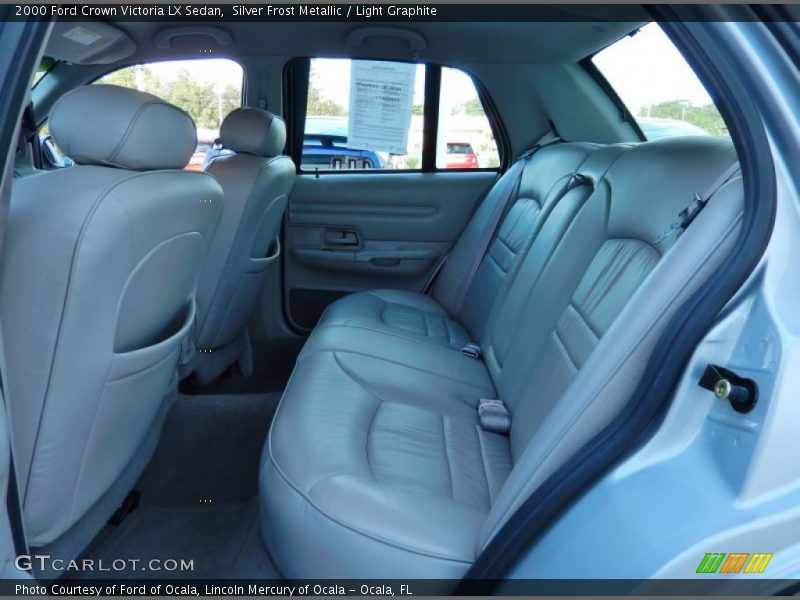 Rear Seat of 2000 Crown Victoria LX Sedan