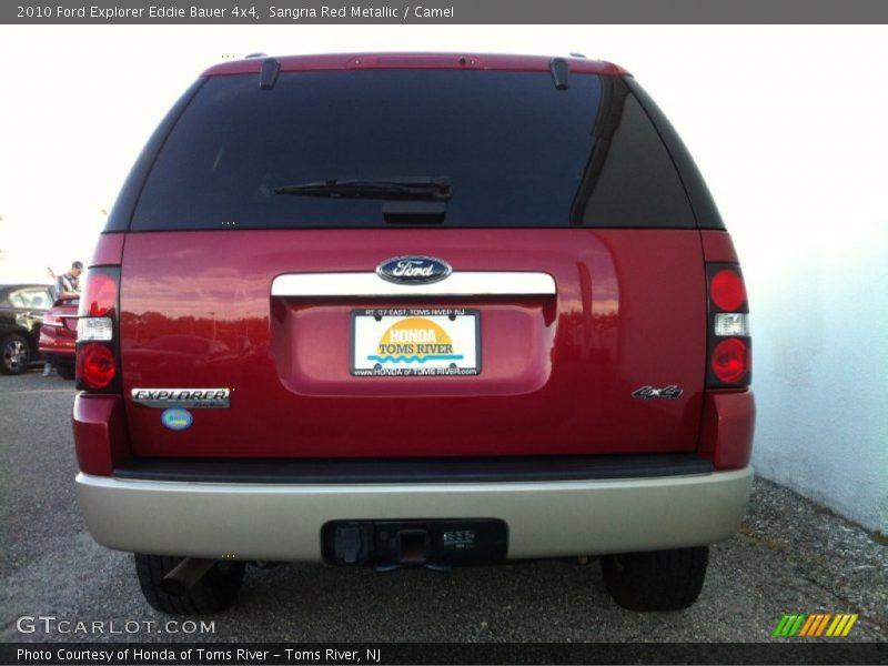 Sangria Red Metallic / Camel 2010 Ford Explorer Eddie Bauer 4x4