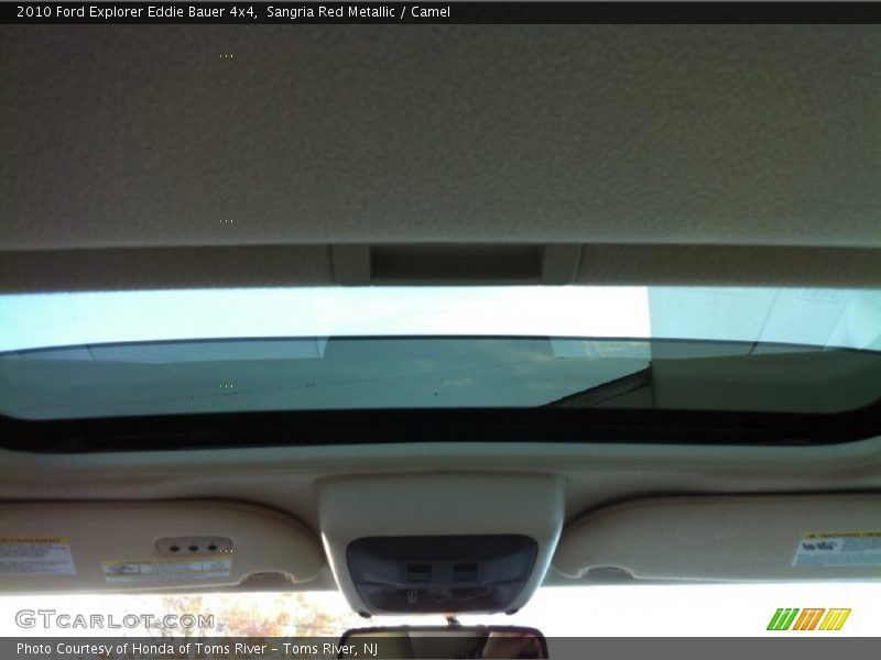 Sangria Red Metallic / Camel 2010 Ford Explorer Eddie Bauer 4x4