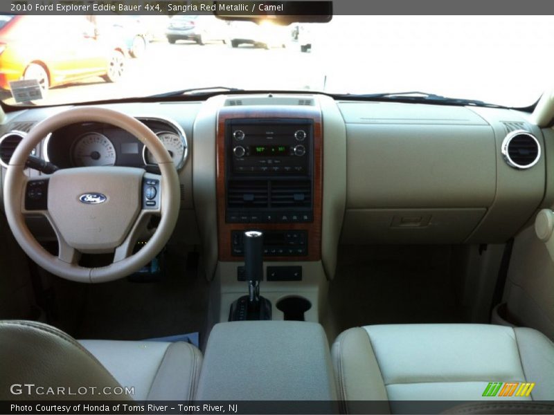 Sangria Red Metallic / Camel 2010 Ford Explorer Eddie Bauer 4x4