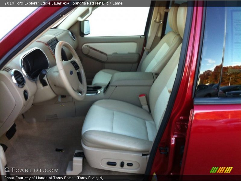 Sangria Red Metallic / Camel 2010 Ford Explorer Eddie Bauer 4x4