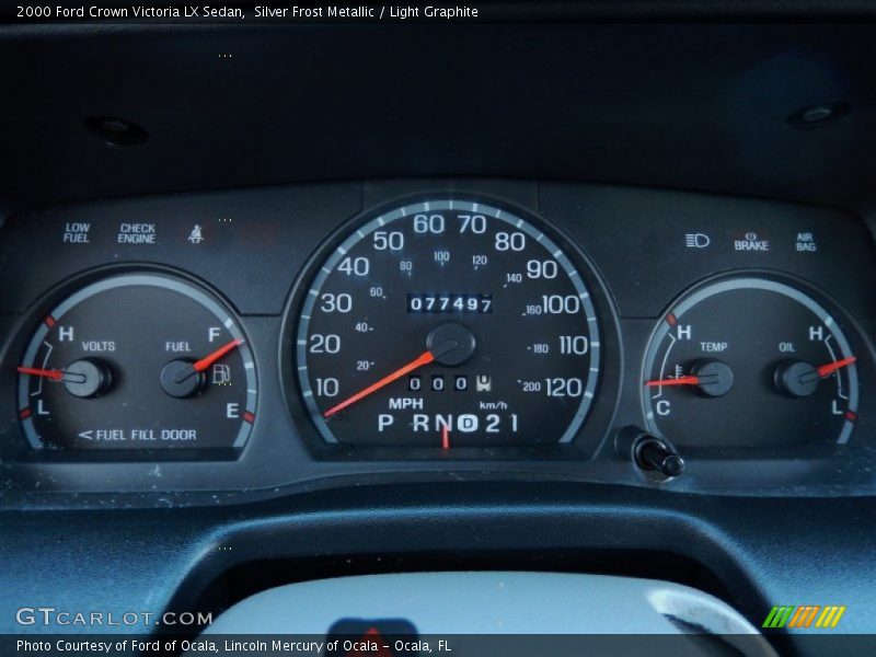  2000 Crown Victoria LX Sedan LX Sedan Gauges