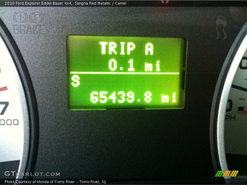 Sangria Red Metallic / Camel 2010 Ford Explorer Eddie Bauer 4x4