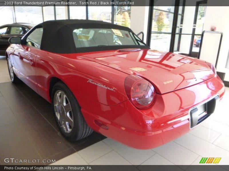 Torch Red / Black Ink/Torch Red 2003 Ford Thunderbird Premium Roadster