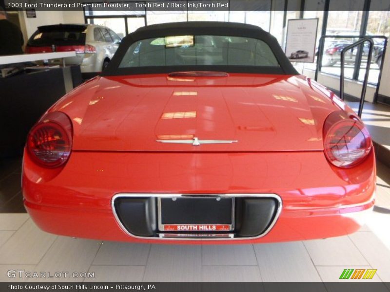 Torch Red / Black Ink/Torch Red 2003 Ford Thunderbird Premium Roadster