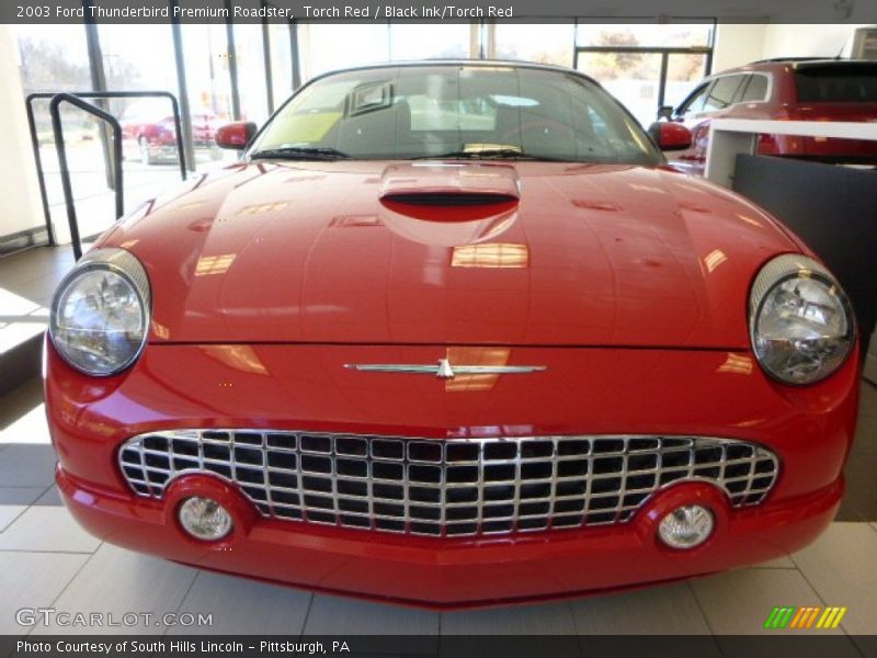 Torch Red / Black Ink/Torch Red 2003 Ford Thunderbird Premium Roadster