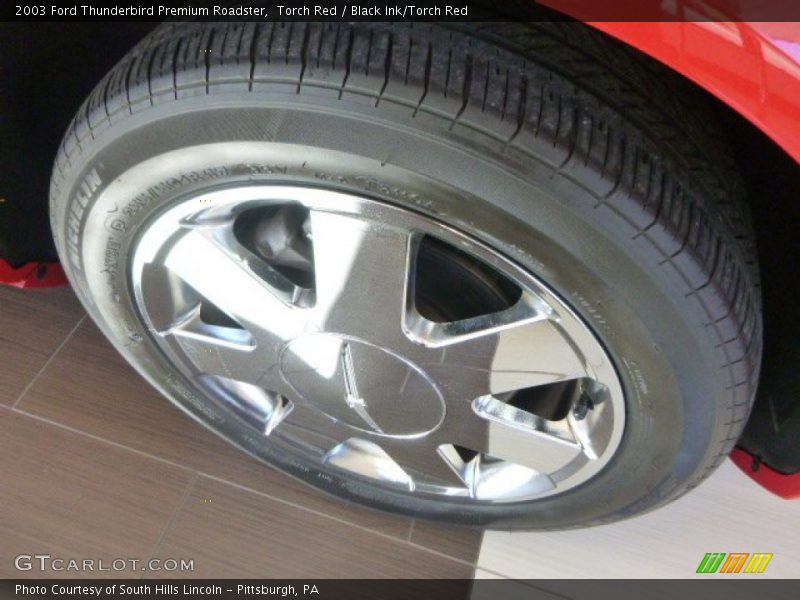 Torch Red / Black Ink/Torch Red 2003 Ford Thunderbird Premium Roadster
