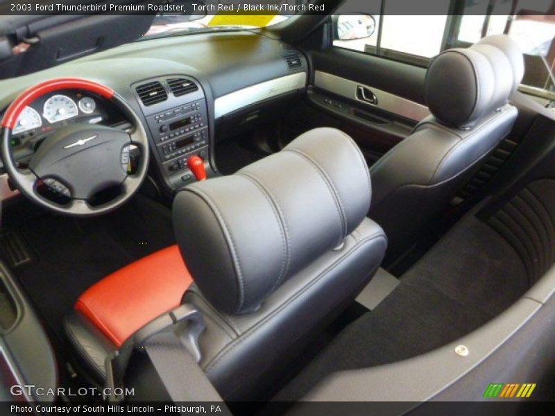Torch Red / Black Ink/Torch Red 2003 Ford Thunderbird Premium Roadster