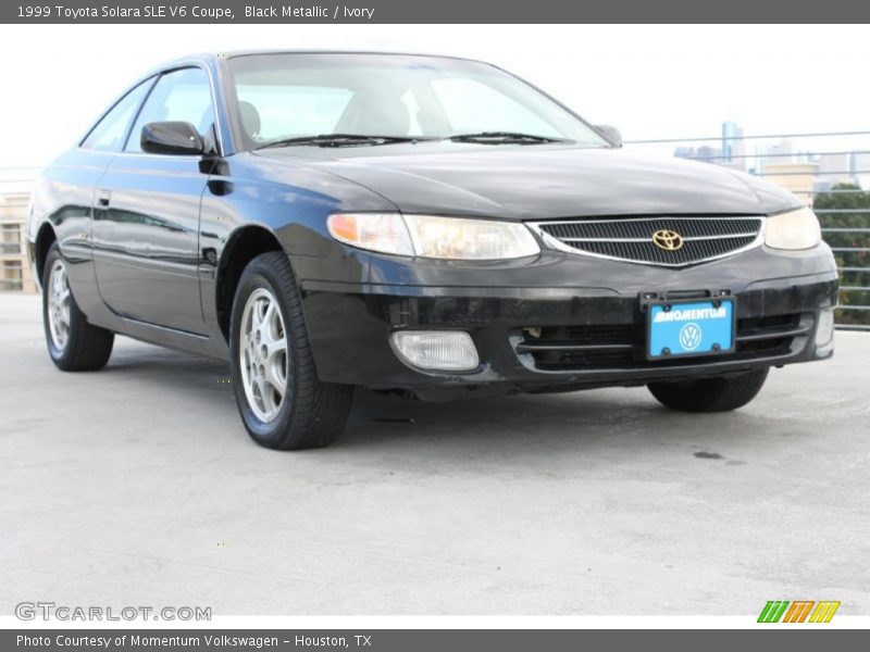 Black Metallic / Ivory 1999 Toyota Solara SLE V6 Coupe