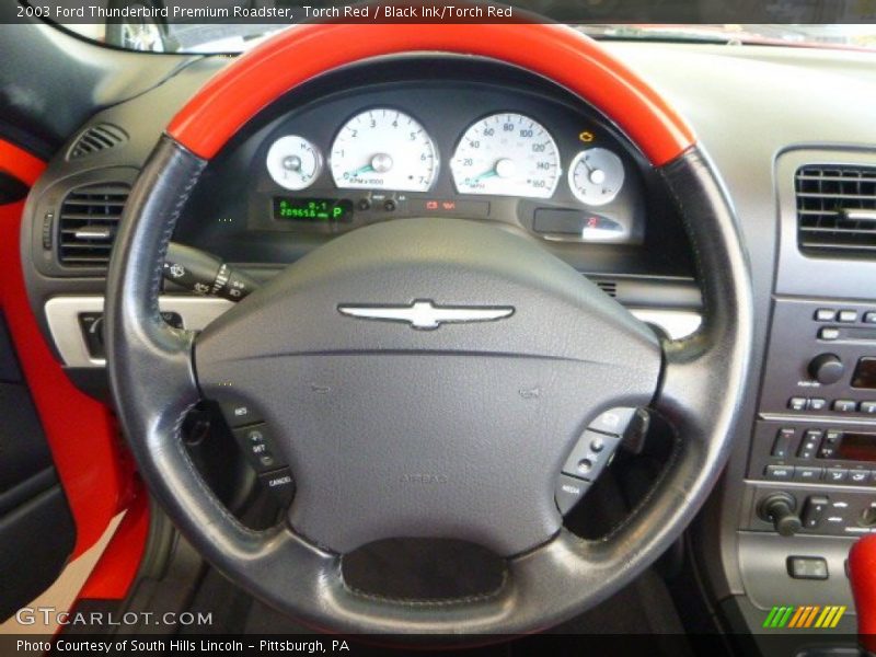 Torch Red / Black Ink/Torch Red 2003 Ford Thunderbird Premium Roadster