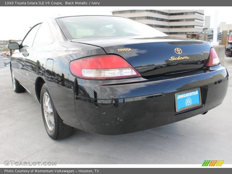 Black Metallic / Ivory 1999 Toyota Solara SLE V6 Coupe