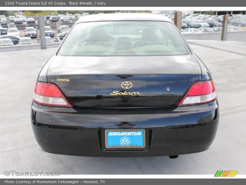 Black Metallic / Ivory 1999 Toyota Solara SLE V6 Coupe