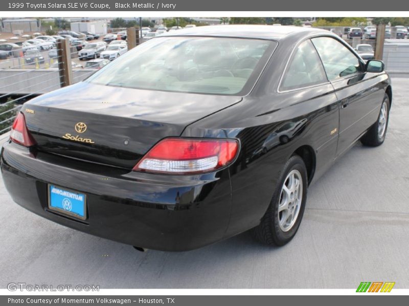 Black Metallic / Ivory 1999 Toyota Solara SLE V6 Coupe